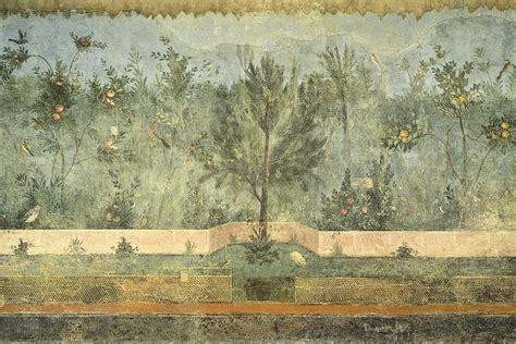 Giardino Affresco Romano Villa Di Livia Roma