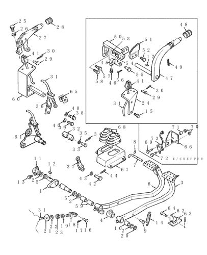 3930NO 3 CYL NARROW ORCHARD TRACTOR 3 90 8 99 02B01 BRAKE