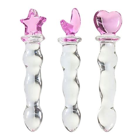 Vidro Cristal De Anal Plug Vagina Bead Bumbum Sex Toys Glass Dildo Para