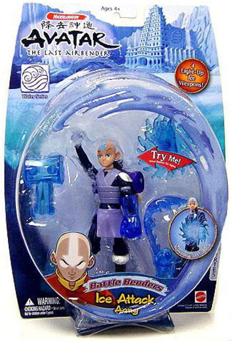 Avatar the Last Airbender Battle Benders Aang Action Figure Ice Attack ...