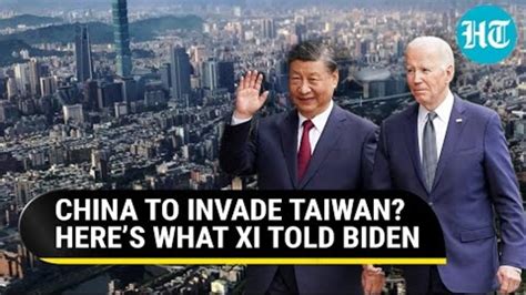 A Blunt Message On Taiwan & A Warning… | What Xi Jinping Told Biden In ...