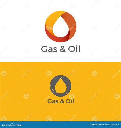 Gas And Oil Logo Stock Vector Illustration Of Design 95974206