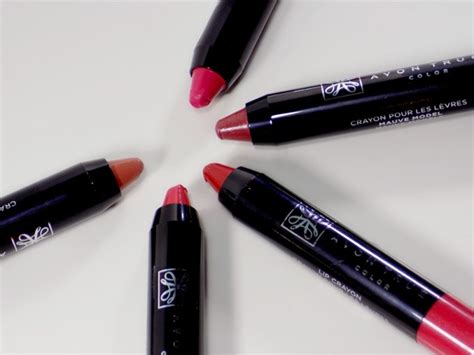 Avon True Color Lip Crayons Review And Swatches Tea And Nail Polish