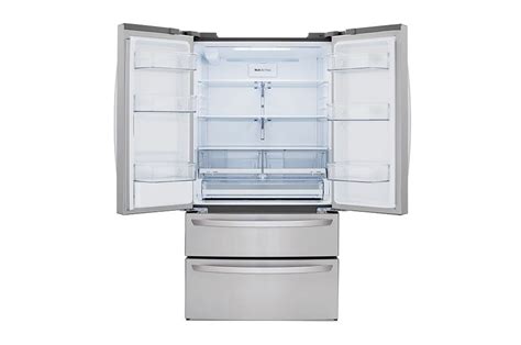 Lg 29 Cu Ft French Door Refrigerator With Slim Design Water Dispenser