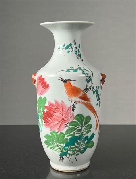 Bottle Vase Famille Rose Porcelain Chinese Th Catawiki