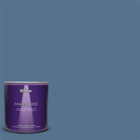 BEHR MARQUEE 1 Qt PPU14 01 Arrowhead Lake One Coat Hide Eggshell