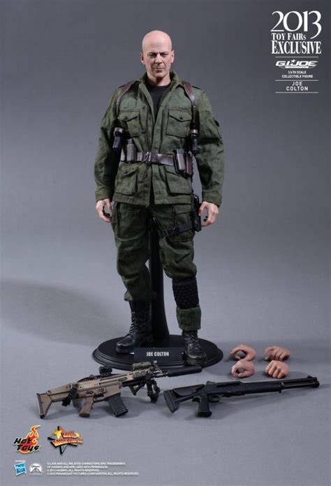 G I Joe Retaliation Joe Colton Bruce Willis Figure Hot Toys