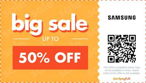 50 Off Samsung Coupon Promo Code Nov 2022