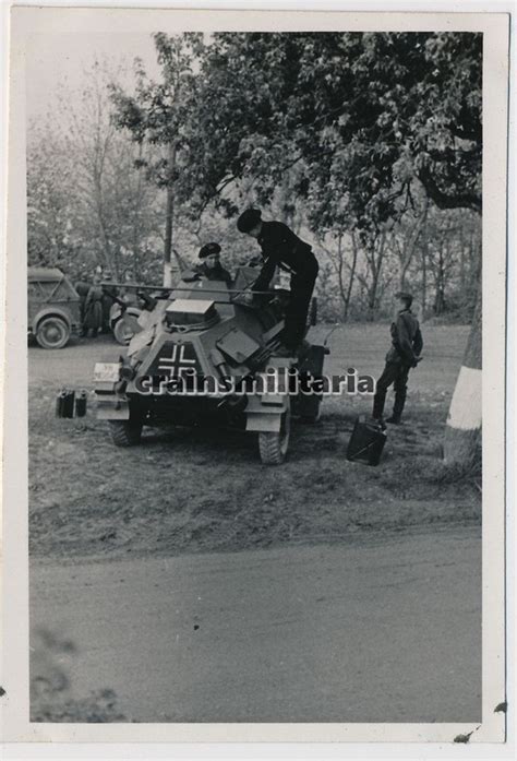 Orig Foto Sd Kfz Funk Panzersp Hwagen Rad Postimages