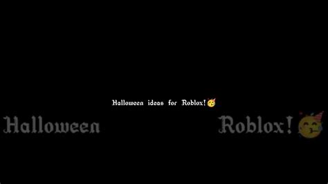 🎃halloween Ideas For Roblox 🎃 Youtube