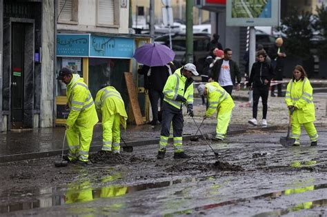 Heavy Rain Floods Batter Lisbon Residents Urged To Stay Home The