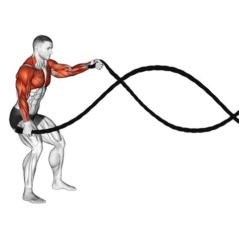 Battle Rope 1x 2 Treino físico Fisio Treino