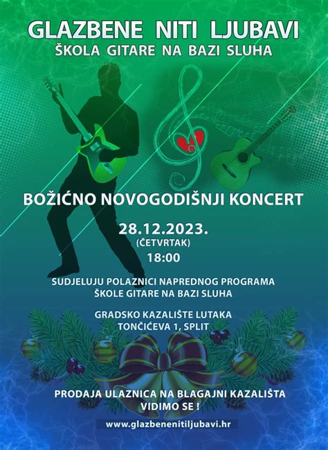 Božićno novogodišnji koncert Gradsko kazalište lutaka Split