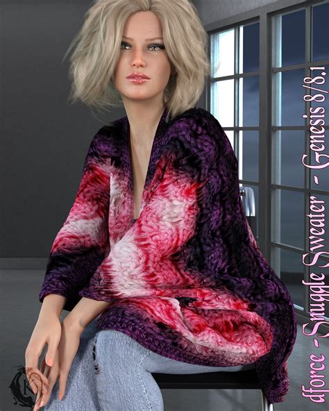 Dforce Snuggle Sweater Genesis Daz D