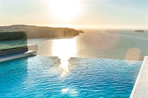 Santorini villas infinity pool | Caldera Views | Luxury Villas Santorini