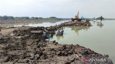 Jebol Dan Bikin Banjir Tanggul Sungai Di Demak Berhasil Diperbaiki