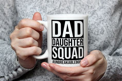 Daddy Daughter Svg Dad Daughter Squad Unbreakable Bond Etsy