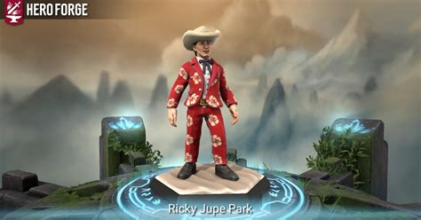 Ricky Jupe Park Made With Hero Forge