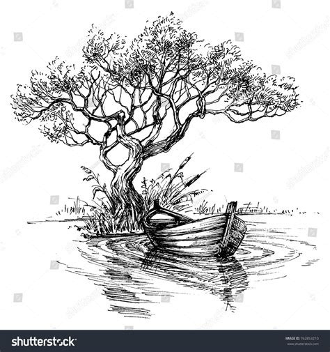 Pencil Drawing Tree Photos, Images & Pictures | Shutterstock