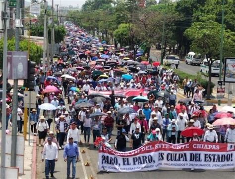 Maestros En Chiapas Se Van A Paro Indefinido