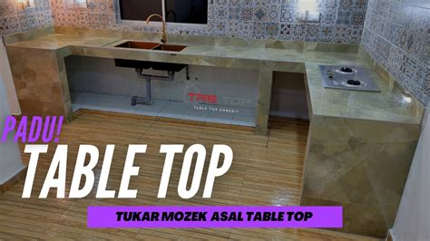 Tukar Tile TABLE TOP L Shape TIME LAPSE Video YouTube