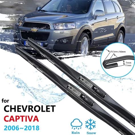 Plumillas Limpia Parabrisas Chevrolet Captiva Meses Sin Inter S