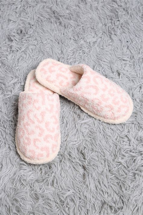 Luxury Leopard Print Slippers | Pink - Ginny Marie's