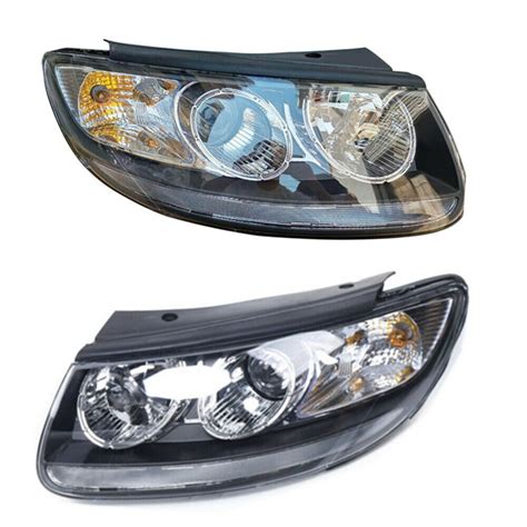 Miumaeov Pair Projector Headlights Headlamps Assembly Left Right