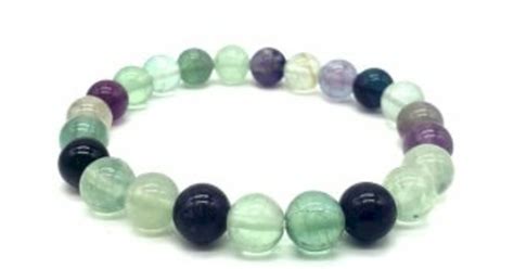 Fluorite Bracelet 8 Mm Bijoux Bracelets Le Bonheur Des Anges