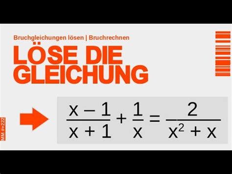 Bruchgleichungen L Sen Bruchrechnen Youtube