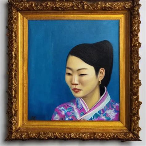 An Asian Woman Oil Painting Stable Diffusion Openart