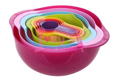 Colorful Mixing Bowl 10 Pcs Set – Joey's Bake Shoppe