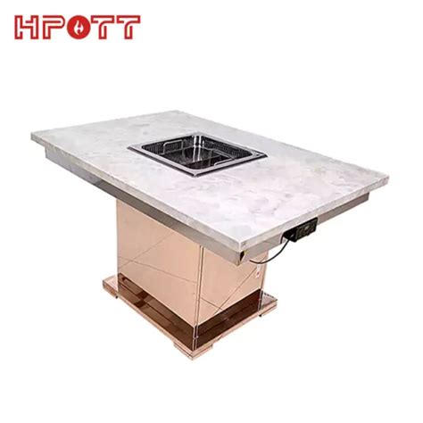 Hot Pot Table Built In Hot Pot Induction Cooker Table HPOTT