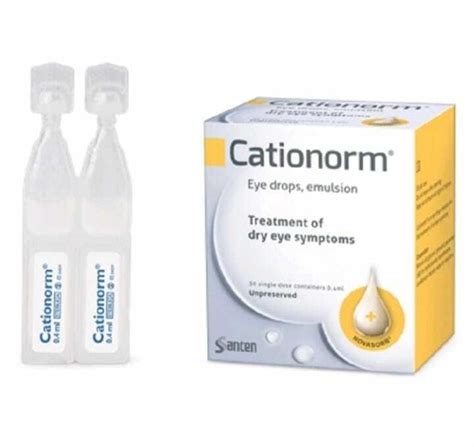 Купить Глазные капли And мыть Santen 12 Boxes Cationorm Ophthalmic Emulsion Vial Eye Drops 30s X