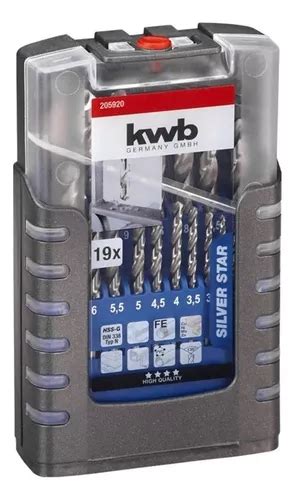 Set Juego Brocas Para Metal 19 Piezas Hss Kwb 205920 Cuotas sin interés