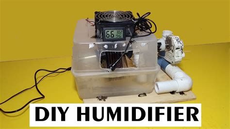 Diy Humidifier With Disk And Fan Diy Humidity Maker Youtube