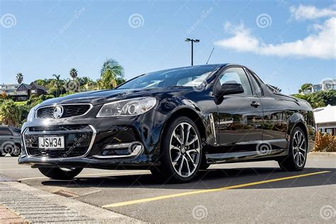 View of Black Holden Ute Car Editorial Stock Photo - Image of motor ...