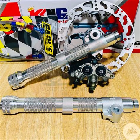 King Drag Lighten Frontshock With Formula 8 1 Caliper For Wave XRM