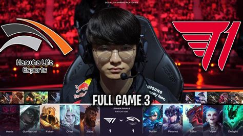 FAKER SACA EL MODO DIOS CON AZIR T1 Vs HLE Game 3 SEMIFINAL LCK