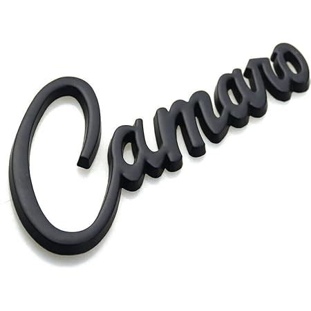 Amazon 1Pc Camaro Badge Emblem 3D Metal Decal Sticker Letter