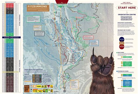 Whistler Maps - Whistler Blackcomb Trail Maps, Mountain Bike Maps