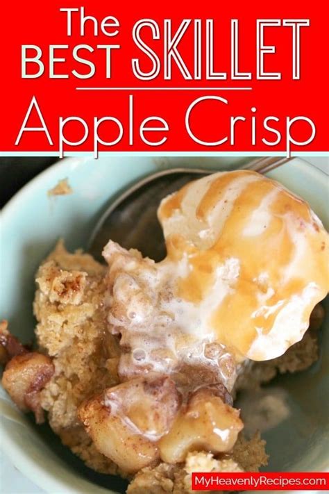 The Best Apple Crisp Recipe From My Heavenly Recipes It Comes Out