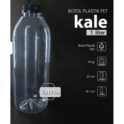 Jual Botol Kale 1 L Botol Plastik Kale 1 Liter Botol 1000ML 500ML