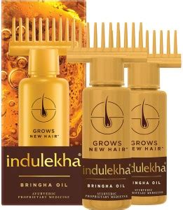 Indulekha Bringha Ayurvedic Growth Pack Of Hair Oil Price In India