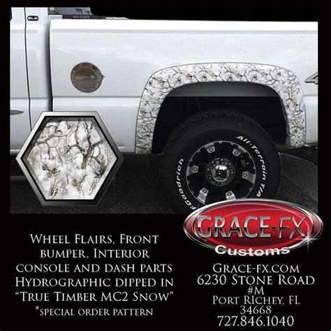 GMC 2500HD 4x4 Truck True Timber Mc2 Snow Hydrographic Dipped