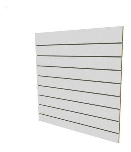 Painel Canaletado Branco C Canaleta 90x90 Mdf 18 Mm Parcelamento