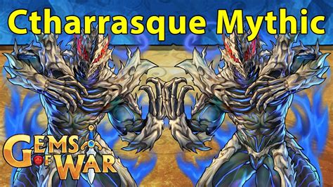 Gems Of War Ctharrasque Mythic Teams And Strategy YouTube