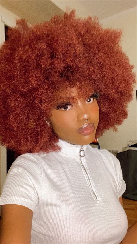 Red Afro Hair Ginger Hair Color Dark Ginger Hair Hair Color For