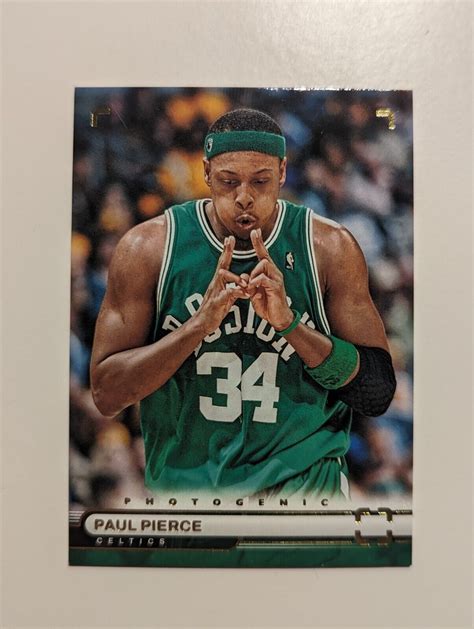 Panini Photogenic Basketball Paul Pierce Boston Celtics Base