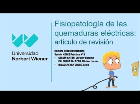 FISIOPATOLOGIA DE LAS QUEMADURAS ELECTRICAS YouTube